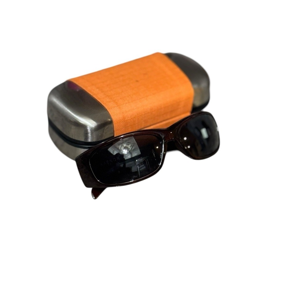 Kaenon NEW IN CASE Men's Tortoise Brown Polarized Full Rim Rhino Wrap Sunglasses